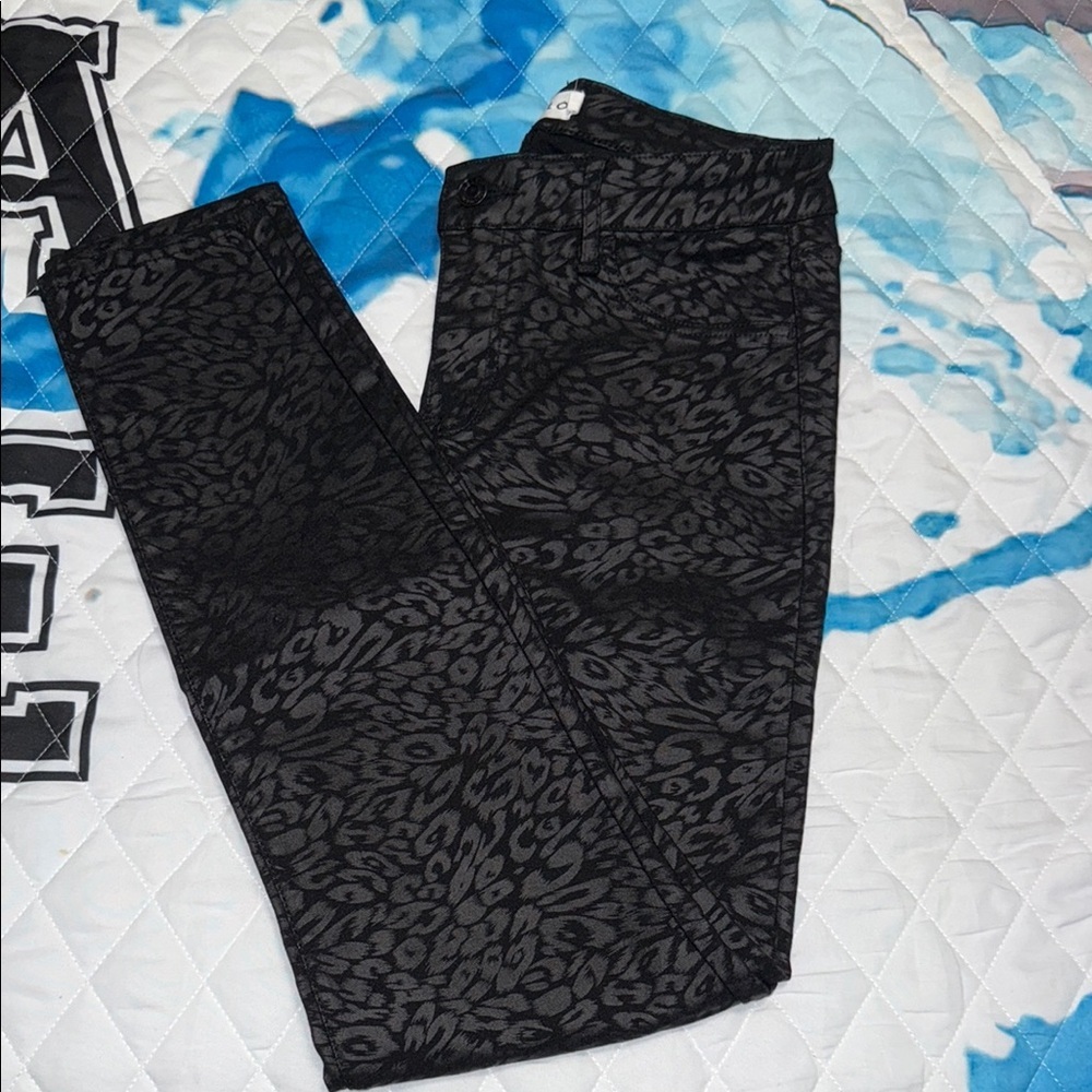 Womens Black Patterned Bottoms - image 8